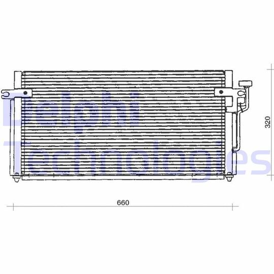 TSP0225127 - Condenser, air conditioning 