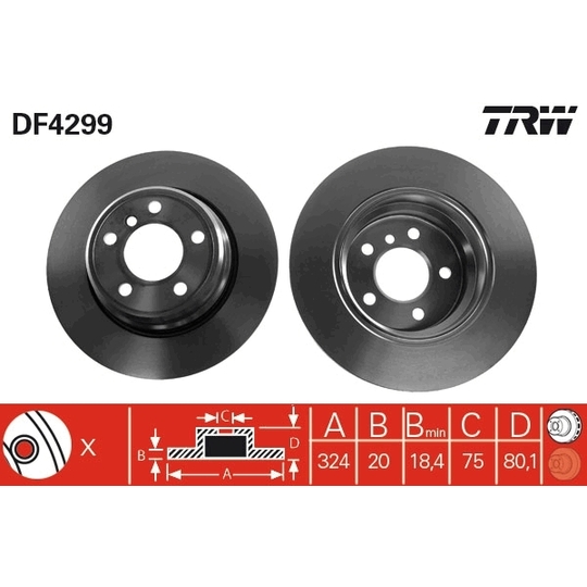 DF4299 - Brake Disc 