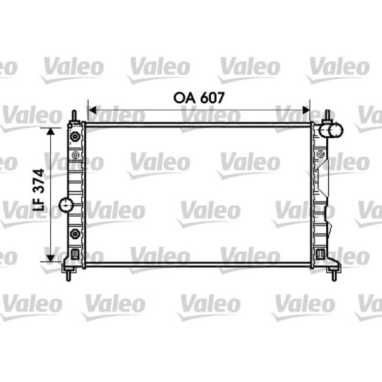 734831 - Radiator, engine cooling 