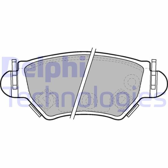 LP1553 - Brake Pad Set, disc brake 