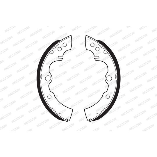 FSB53 - Brake Shoe Set 