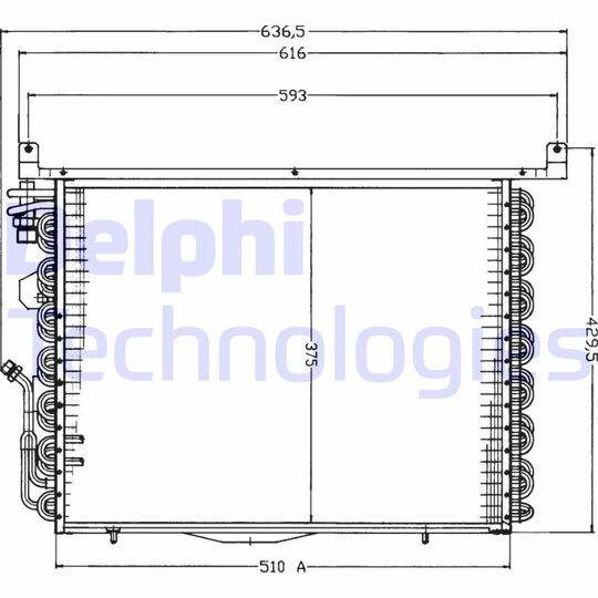 TSP0225192 - Condenser, air conditioning 