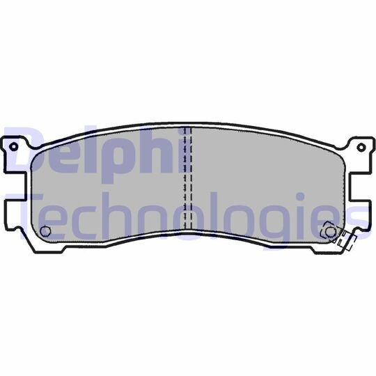 LP1190 - Brake Pad Set, disc brake 