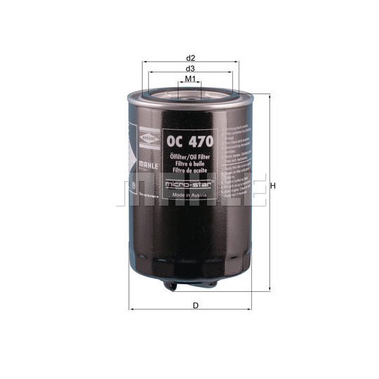 OC 470 - Oil filter 