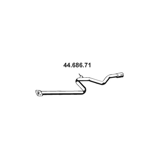 44.686.71 - Exhaust pipe 