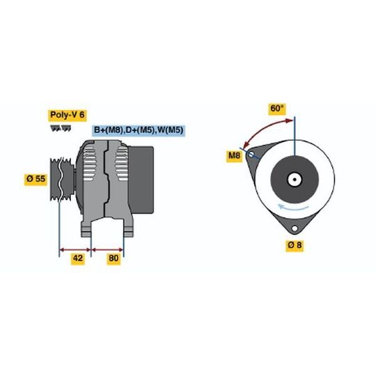 0 986 038 650 - Generator 