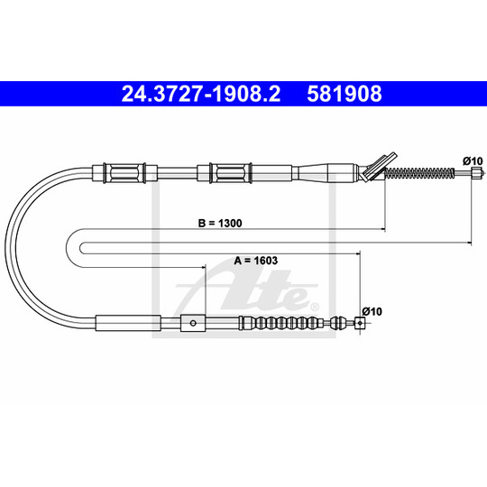 24.3727-1908.2 - Cable, parking brake 