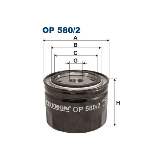 OP 580/2 - Oil filter 