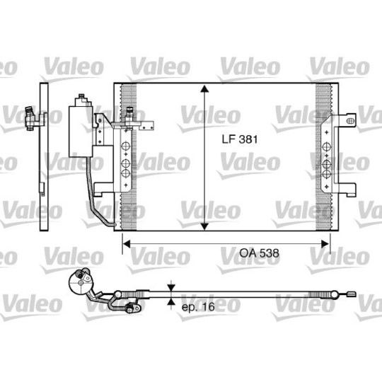 817841 - Condenser, air conditioning 