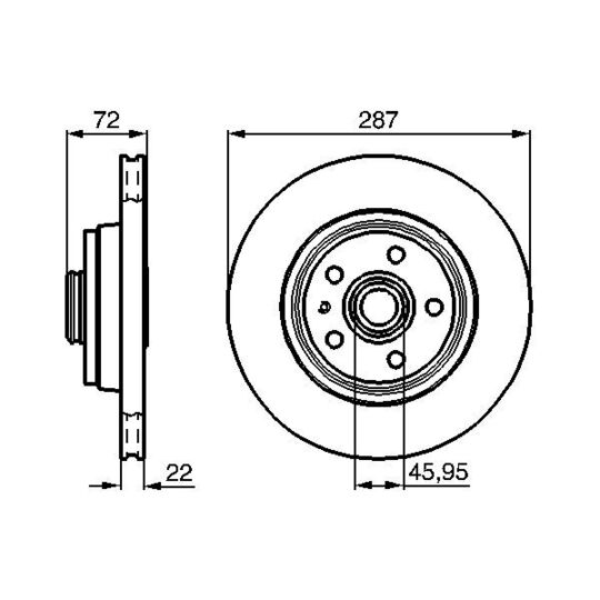 0 986 478 509 - Brake Disc 