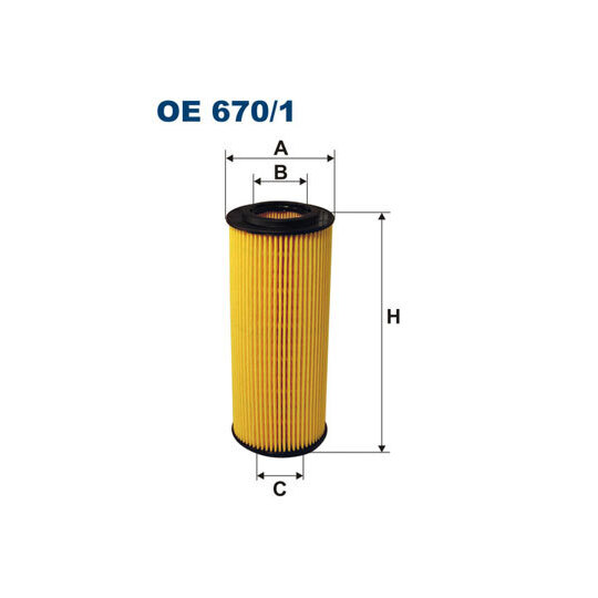 OE 670/1 - Oil filter 