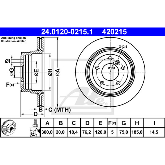 24.0120-0215.1 - Brake Disc 