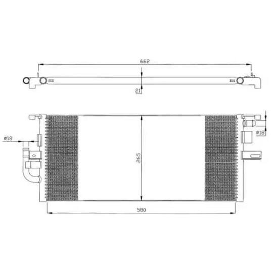 58256 - Radiator, engine cooling 