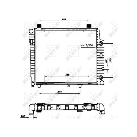 50534 - Radiator, engine cooling 