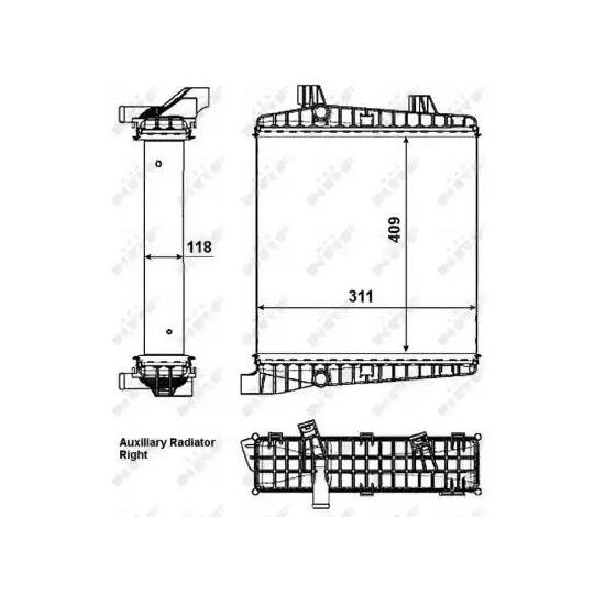 53007 - Radiator, engine cooling 