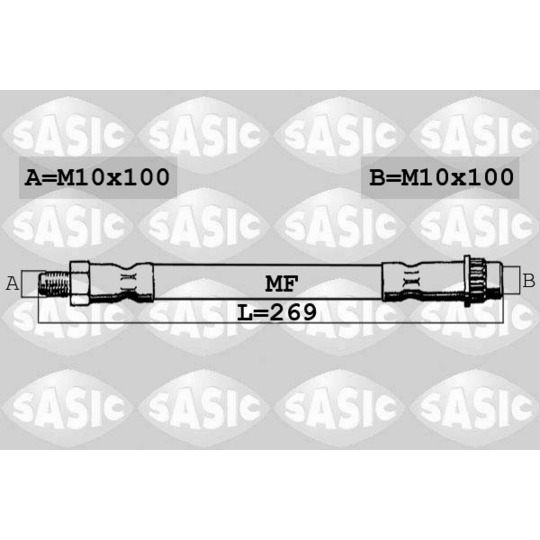 SBH4071 - Brake Hose 