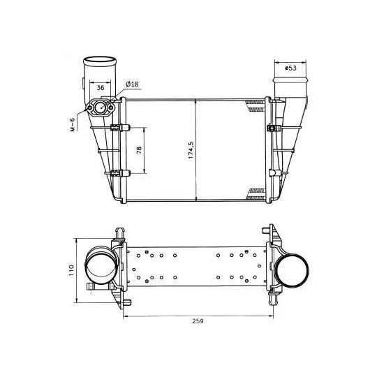 30127 - Intercooler, charger 