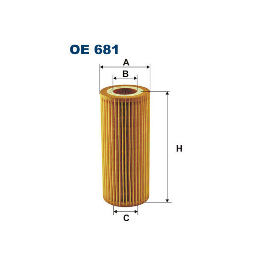 OE 681 - Hydraulic Filter, automatic transmission 