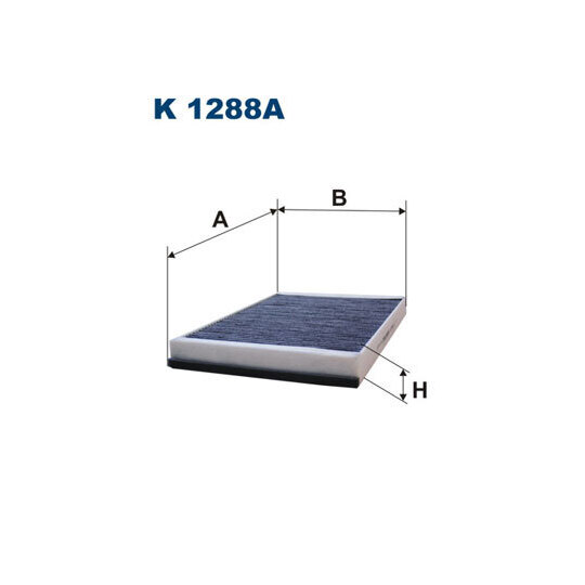 K 1288A - Filter, kupéventilation 