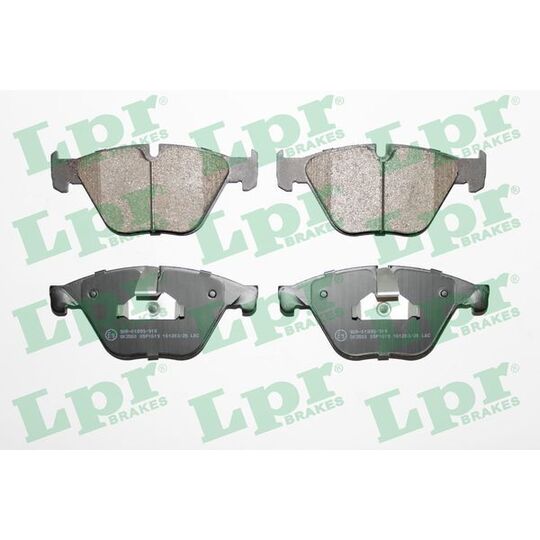 05P1619 - Brake Pad Set, disc brake 