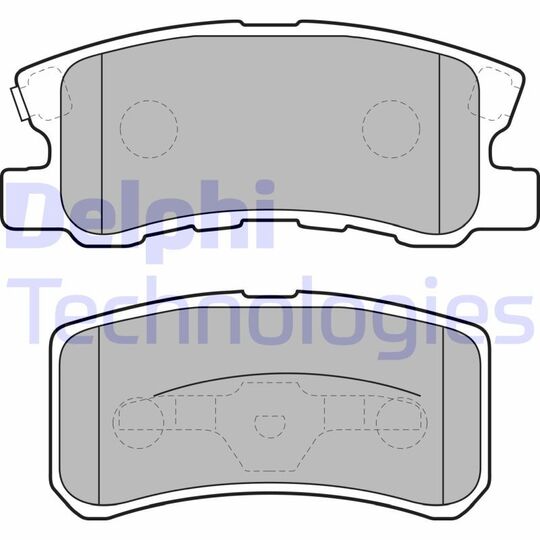 LP1691 - Brake Pad Set, disc brake 