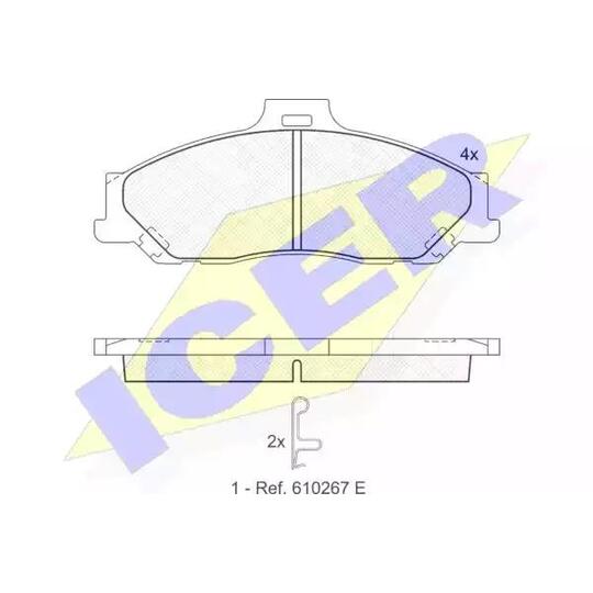 181580 - Brake Pad Set, disc brake 