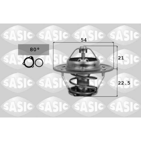 9000318 - Thermostat, coolant 