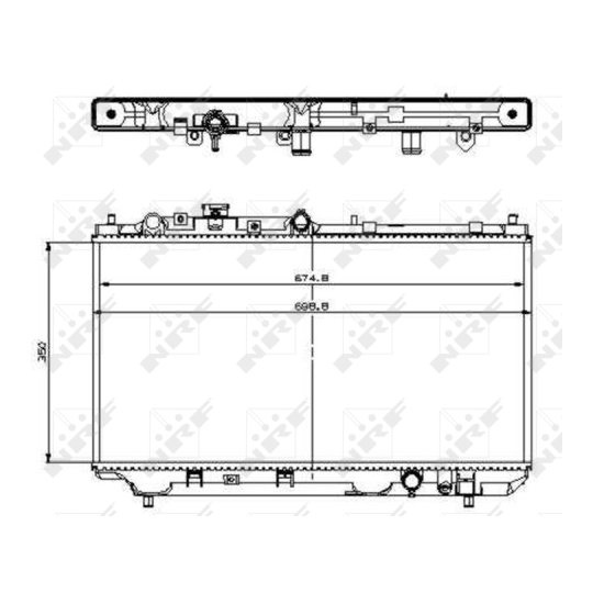 509512 - Radiator, engine cooling 