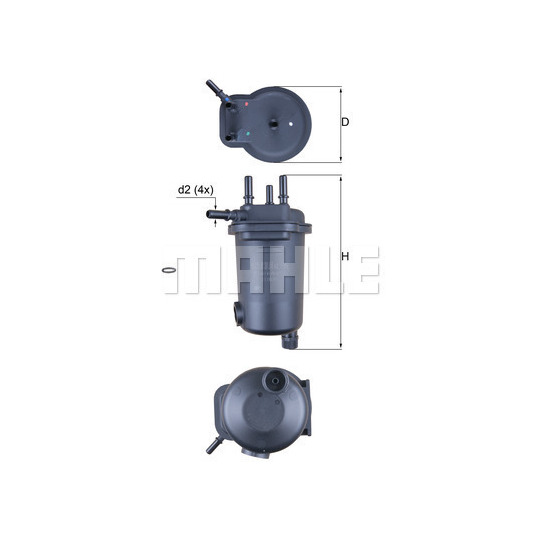 KL 632D - Fuel filter 