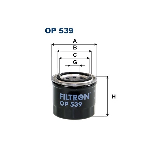 OP 539 - Oil filter 