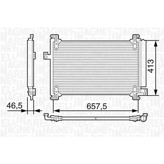 350203242000 - Condenser, air conditioning 