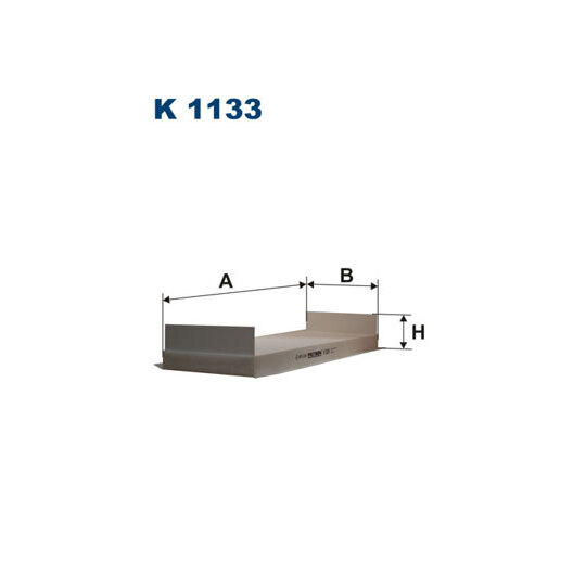 K 1133 - Suodatin, sisäilma 