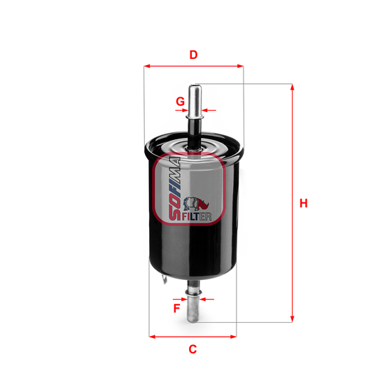 S 1843 B - Fuel filter 