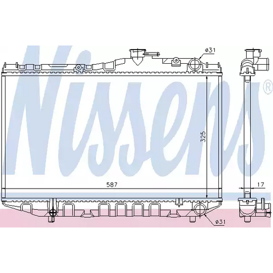 64830 - Radiator, engine cooling 