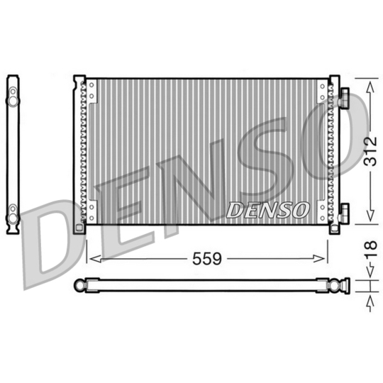 DCN09100 - Condenser, air conditioning 