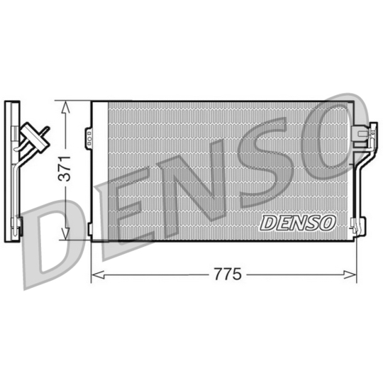 DCN17050 - Condenser, air conditioning 