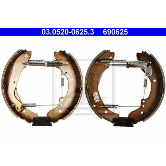 03.0520-0625.3 - Brake Shoe Set 