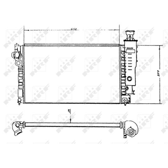 58891 - Radiator, engine cooling 