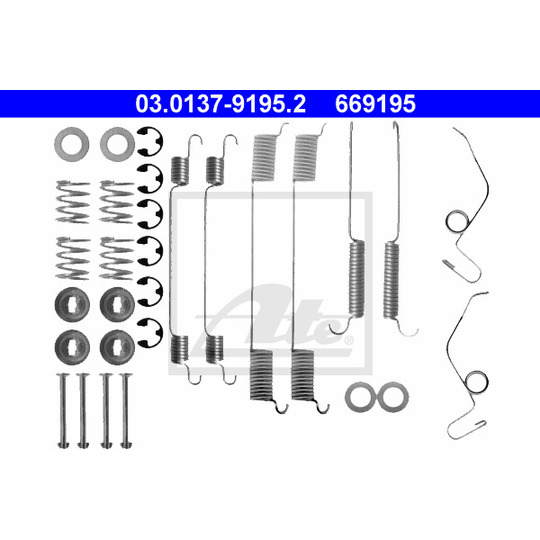 03.0137-9195.2 - Accessory Kit, brake shoes 