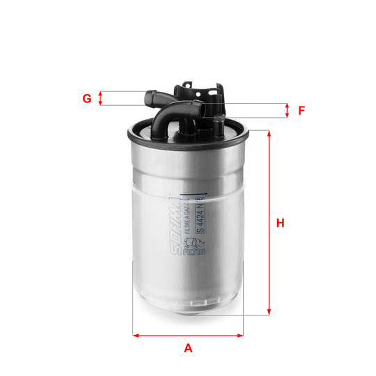 S 4424 NR - Fuel filter 