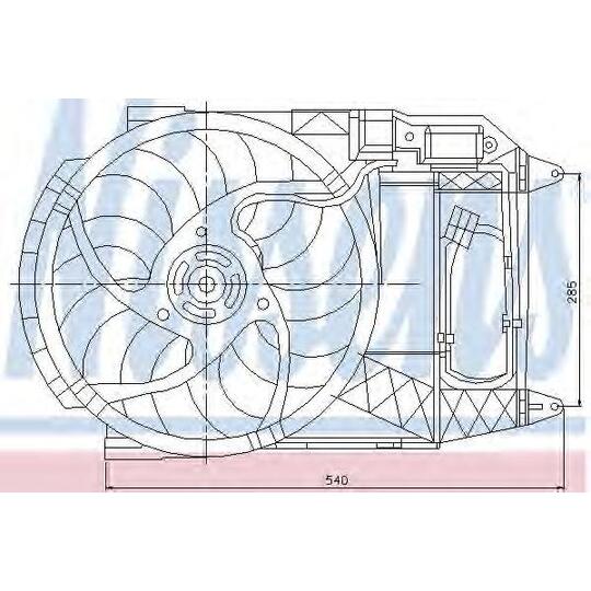 85123 - Fan, radiator 