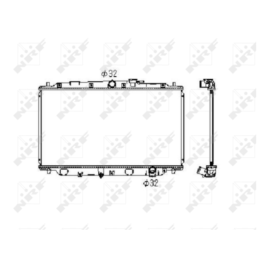 506743 - Radiator, engine cooling 