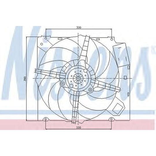 85101 - Ventilaator, mootorijahutus 