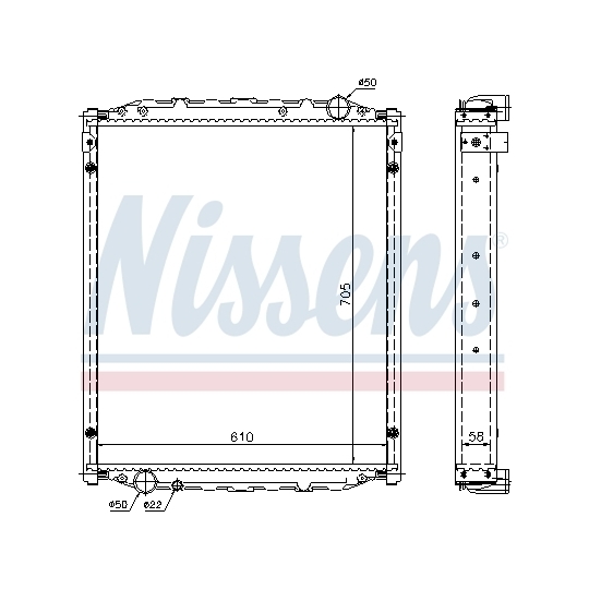 67220A - Radiator, engine cooling 