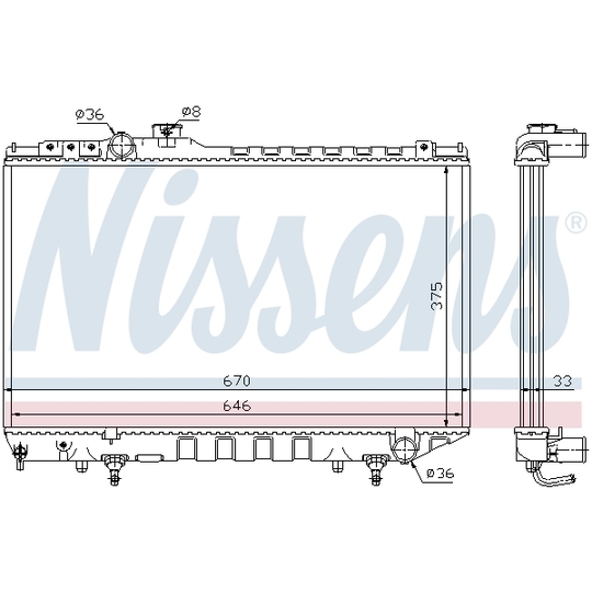 64750 - Radiator, engine cooling 