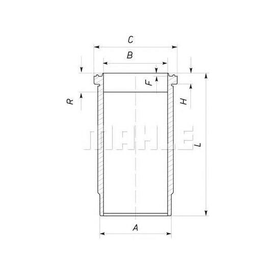 037 WN 28 - Cylinder Sleeve 