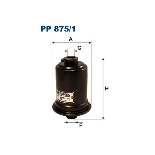 PP 875/1 - Bränslefilter 