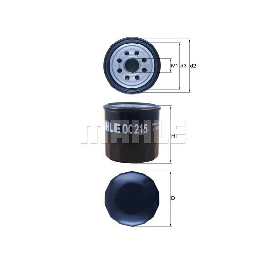 OC 215 - Oil filter 