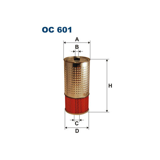 OC 601 - Oil filter 