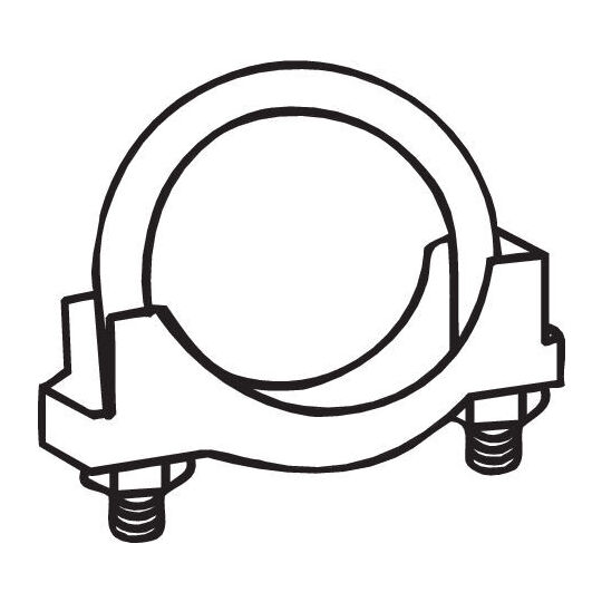 250-155 - Clamp, exhaust system 